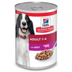 Hill's Adult Beef Консервы для взрослых собак с Говядиной 370гр (56677)