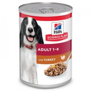 Hill's Adult Turkey Консервы для взрослых собак с Индейкой 370гр (92029)