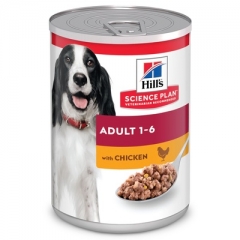 Hill's Adult Chicken Консервы для взрослых собак с Курицей 370гр (56679)