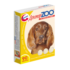 Доктор Zоо Витамины для Собак Со вкусом Сыра 90 табл*6шт (13005)