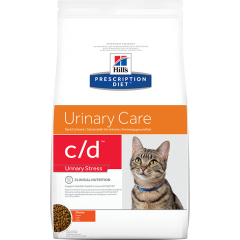 Hills C/D Urinary Stress with Chicken Feline Профилактика МКБ Стресс при Цистите Лечебный корм для кошек