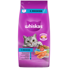 Whiskas Сухой корм для кошек Нежный паштет с Лососем