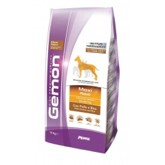 GEMON DOG ADULT MAXI для взрослых собак крупных пород с курицей и рисом 15 кг
