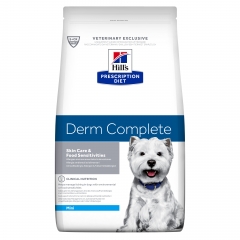Hill's Prescription Diet Derm Complete Сухой диетический корм для Мелких и Миниатюрных собак Защита кожи