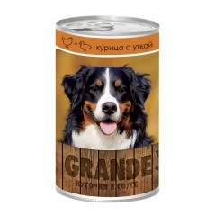 Vita Pro Grande Консервы для собак Курица с Уткой Кусочки в Соусе 1,25кг (61455)
