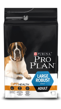 Сухой корм Pro Plan для собак Крупных пород от 25кг (Курица) с Мощным телосложением Adult Large Robust Optihealth