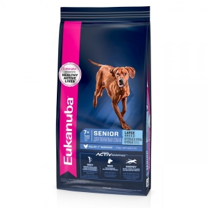 Сухой корм Eukanuba Dog Senior Large Breed для Пожилых собак Крупных пород с Курицей