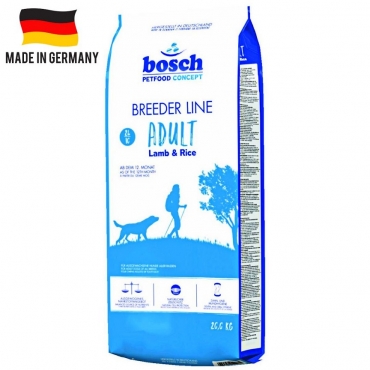 Bosch Breeder Line Adult Lamb & Rice полнорационный корм для взрослых собак с ягненком и рисом 20 кг