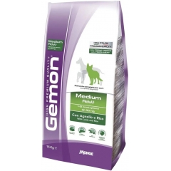 Gemon Dog Medium Adult корм для взрослых собак средних пород с ягненком 15кг