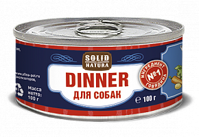 Solid Natura Dinner Влажный корм для Собак Говядина 100гр (64775)