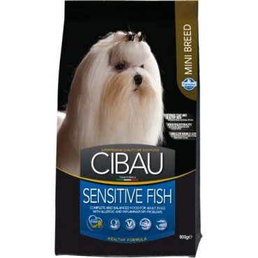 Cibau Sensitive Fish Mini Корм для Собак Мелких пород с Рыбой