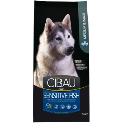 Cibau Sensitive Fish Medium & Maxi Корм для Собак Средних и Крупных пород с Рыбой