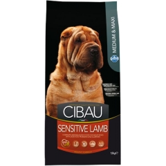Cibau Sensitive Lamb Medium & Maxi Корм для Собак Средних и Крупных пород с Ягнёнком