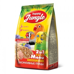 Happy Jungle Корм для декоративных птиц (универсал) 350гр (69342)