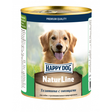 Happy Dog Консервы для собак Телятина с Овощами 970гр (72237)