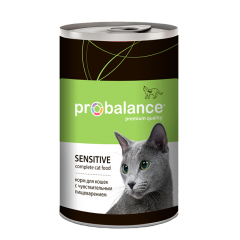 Probalance Sensitive Консервы для Кошек Чувствительное пищеварение 415гр (70061)