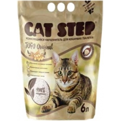 Комкующийся Наполнитель Cat Step Tofu Original растительный