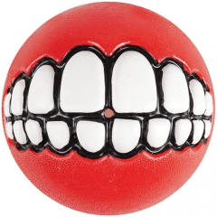 Rogz Игрушка Мяч с принтом Зубы и отверстием для Лакомств GRINZ Красный GRINZ BALL