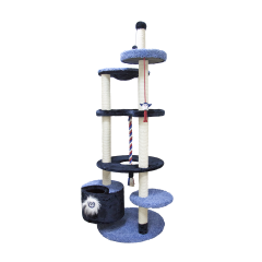 Зооник Игровой Комплекс для Кошек Многоуровневый 96*84*2210см