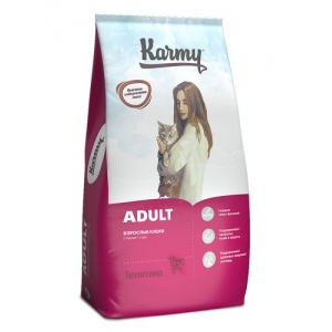 Karmy Adult Корм для кошек с Телятиной