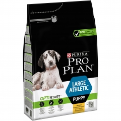 Pro Plan Корм (Курица) для Щенков от 25кг с Атлетическим телосложением Puppy Large Breed Athletic OptiStart