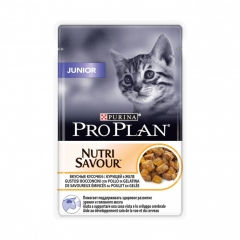 Pro Plan Junior Паучи для Котят Кусочки в Желе с Курицей 85гр (79923)