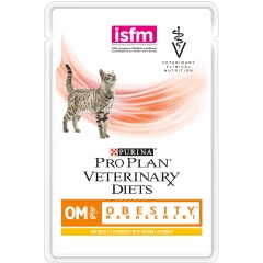 Purina OM (вет. корма паучи) паучи для кошек лечение ожирения 85гр