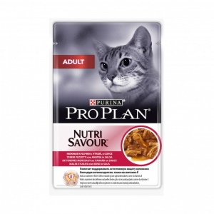 Pro Plan Adult Паучи для Взрослых Кошек Кусочки в Соусе с Уткой 85гр (79924)