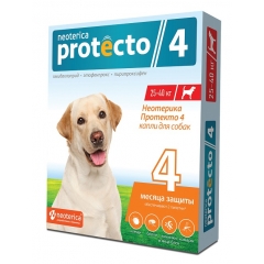 Neoterica Protecto 4 Капли на холку для собак 25-40кг, 2шт (76778)