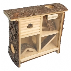 Homepet Домик для мелких грызунов Лабиринт деревянный 16*12*10см (78048)