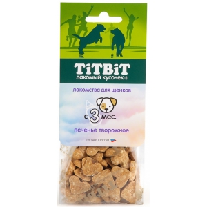 Titbit Печенье творожное для щенков 70гр (38461)