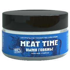 Meat Time Лакомство для собак Вымя говяжье Нежные слайсы 40гр (79237)