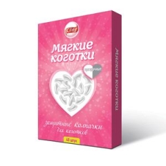 Cliny Мягкие коготки Прозрачные 40шт (81091)