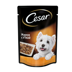 Cesar Паучи для собак Жаркое с Уткой 85гр*28шт (88638)