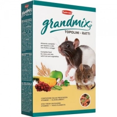 Padovan GRANDMIX TOPOLINI E RATTI Корм для взрослых Мышей и Крыс 400гр (89596)