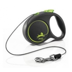 Flexi Black Design Рулетка для собак XS 3м*8кг (трос)