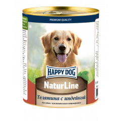 Happy Dog Консервы для собак Телятина с Индейкой 970гр (72238)