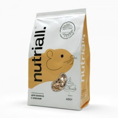 Nutriall Полнорационный корм для Хомяков с Орехом 400гр (90881)