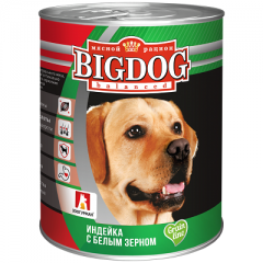 Зоогурман BigDog Grain line Влажный корм для собак Индейка с белым зерном 850гр (56474)