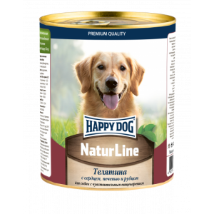 Happy Dog Консервы для Собак Телятина/Сердце/Печень/Рубец 970гр (72234)