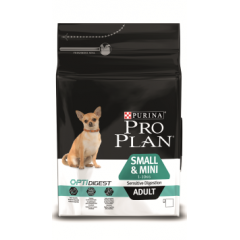 Сухой корм Pro Plan для Собак Мелких и Карликовых пород 1-10кг (Ягнёнок) с Чувствительным пищеварением Small & Mini Adult Sensitive Digestion OptiDigest