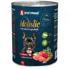 Зоогурман Holistic Влажный корм для собак Телятина с зелёной фасолью