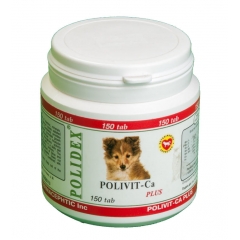 Polidex Polivit-Ca Plus Витамины для Щенков Улучшение роста Костной ткани