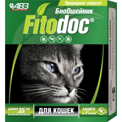 АВЗ Fitodoc БиоОшейник Репеллентный для Кошек 35см (54296)