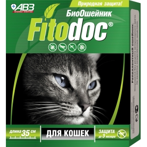 АВЗ Fitodoc БиоОшейник Репеллентный для Кошек 35см (54296)