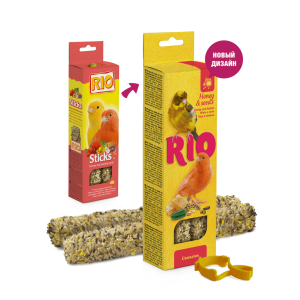 Rio Палочки для Канареек с Мёдом и Полезными Семенами 80гр (99778)