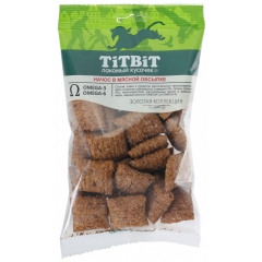 Titbit Золотая коллекция: Начос в мясной обсыпке для собак 75гр (44195)