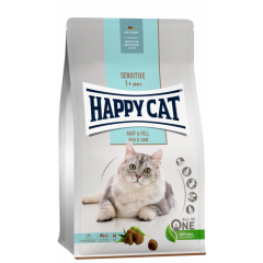 Happy Cat Sensitive Haut & Fell Корм для кошек Поддержание естественного блеска Шерсти и здоровья Кожи