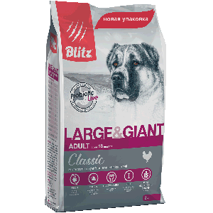 Сухой корм Blitz Adult Large Breeds для собак Крупных и Гигантских пород