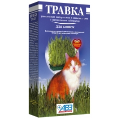 АВЗ Травка для Кошек (лоток) 80гр (14845)